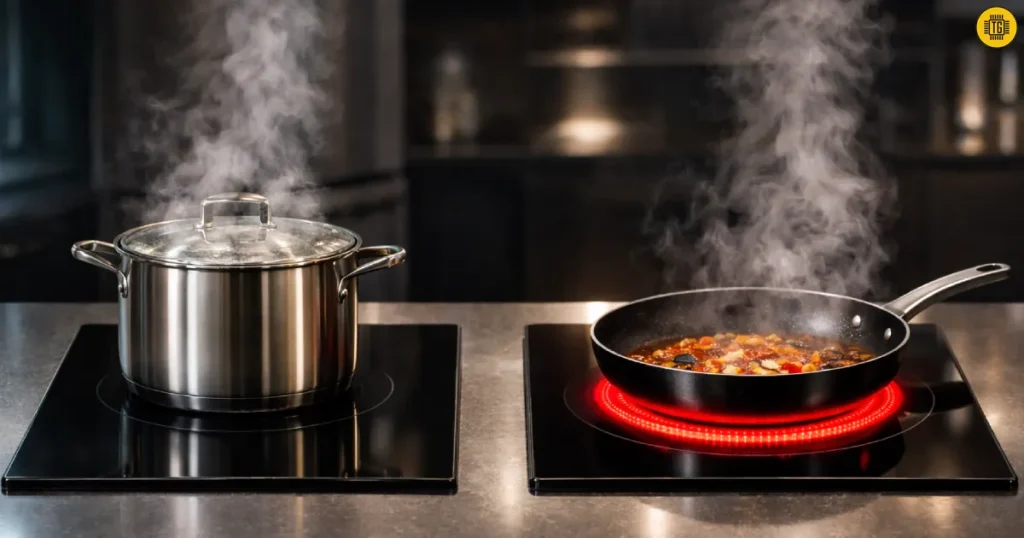 Induction vs Infrared Cooktop