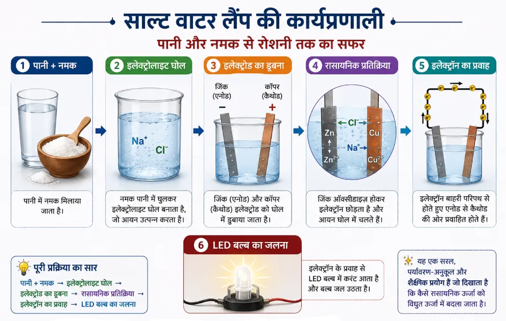 salt water lamp working diagram